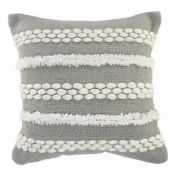 Clearance Kirklands Home Gray Tufted Indoor/Outdoor Pillow