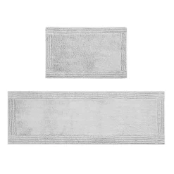 New Kirklands Home Tufted Reversible Bath Runner Gray