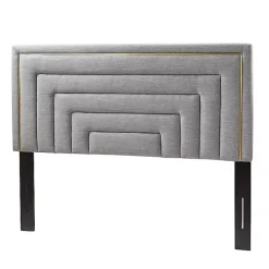 Online Kirklands Home Tufted Upholstered Adjustable Queen Headboard Gray