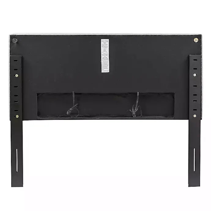 Online Kirklands Home Tufted Upholstered Adjustable Queen Headboard Gray