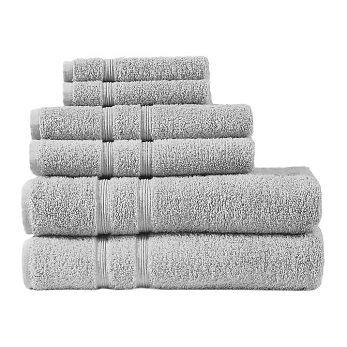 Hot Kirklands Home Turkish Cotton 6-pc. Towel Set Gray