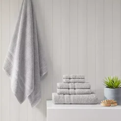 Hot Kirklands Home Turkish Cotton 6-pc. Towel Set Gray