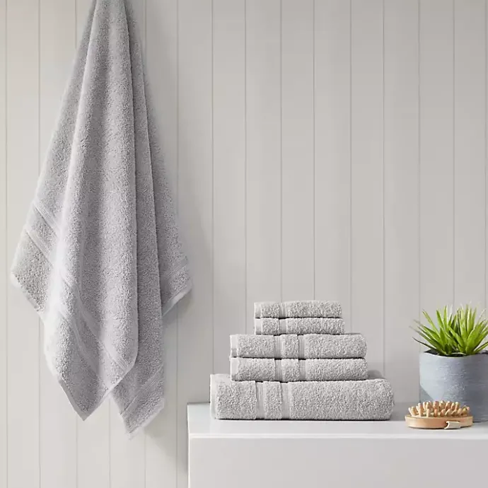 Hot Kirklands Home Turkish Cotton 6-pc. Towel Set Gray