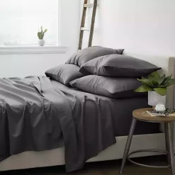 Discount Kirklands Home Ultra Soft 6-pc. Full Sheet Set Gray