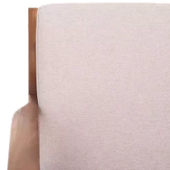 New Kirklands Home Upholstered Acacia Wood Outdoor Chair Gray