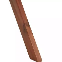 New Kirklands Home Upholstered Acacia Wood Outdoor Chair Gray