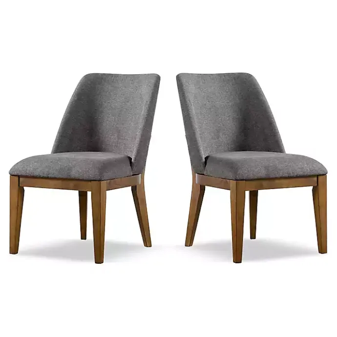 Outlet Kirklands Home Upholstered Cassie Dining Chairs, Set of 2 Gray