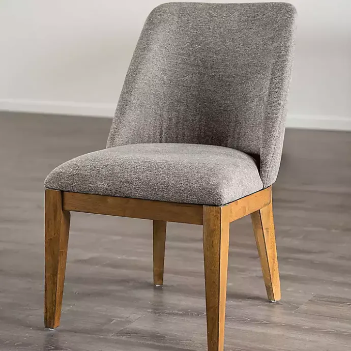 Outlet Kirklands Home Upholstered Cassie Dining Chairs, Set of 2 Gray