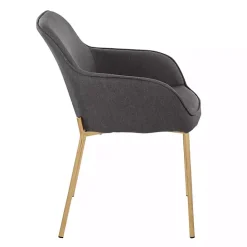 Online Kirklands Home Upholstered Daniella Dining Chairs, Set of 2 Gray