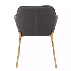 Online Kirklands Home Upholstered Daniella Dining Chairs, Set of 2 Gray