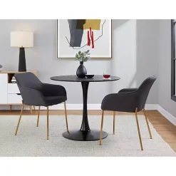 Online Kirklands Home Upholstered Daniella Dining Chairs, Set of 2 Gray