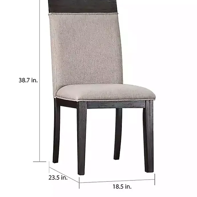 Sale Kirklands Home Upholstered Erin Dining Chairs, Set of 2 Gray