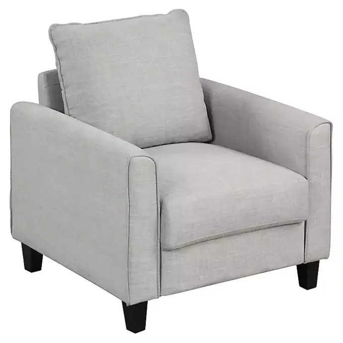 Best Kirklands Home Upholstered Jorden Accent Chair Gray