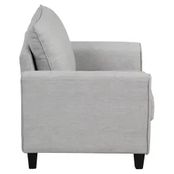 Best Kirklands Home Upholstered Jorden Accent Chair Gray