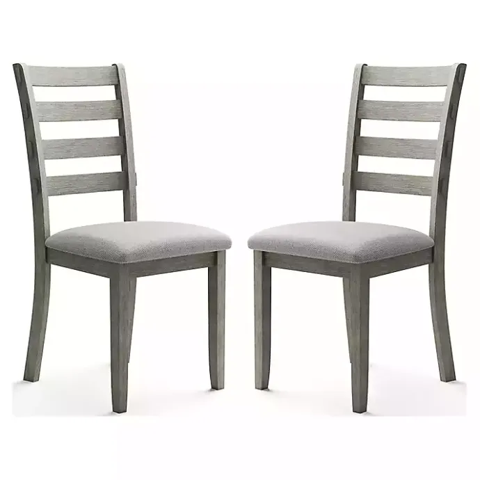 Online Kirklands Home Upholstered Lucas Dining Chairs, Set of 2 Gray