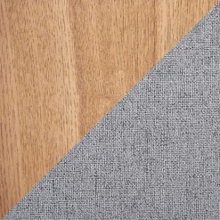 Outlet Kirklands Home Upholstered Ottomans with Tray Tops, Set of 2 Gray