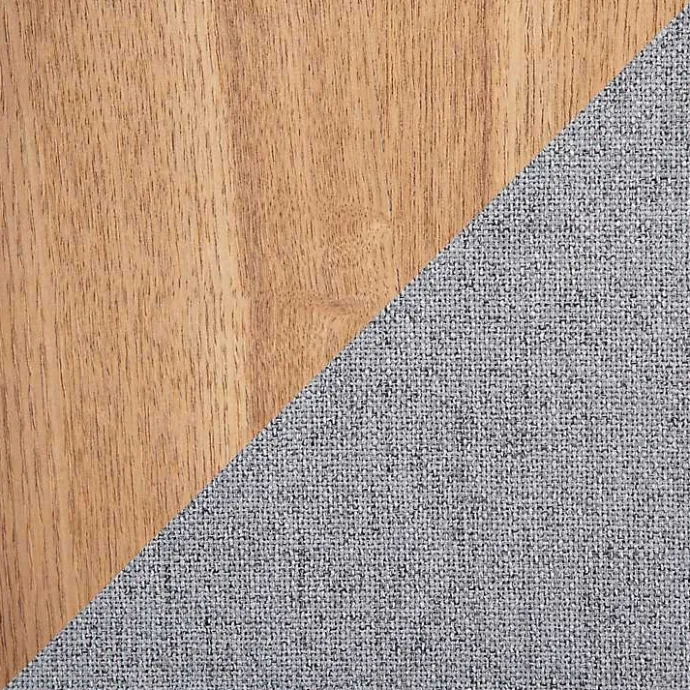 Outlet Kirklands Home Upholstered Ottomans with Tray Tops, Set of 2 Gray