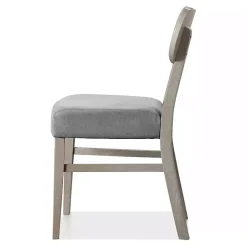 New Kirklands Home Upholstered Porter Dining Chairs, Set of 2 Gray