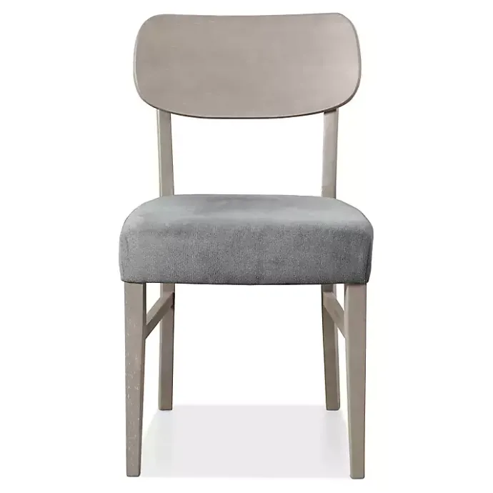 New Kirklands Home Upholstered Porter Dining Chairs, Set of 2 Gray