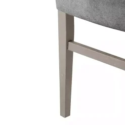 New Kirklands Home Upholstered Porter Dining Chairs, Set of 2 Gray