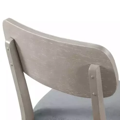 New Kirklands Home Upholstered Porter Dining Chairs, Set of 2 Gray