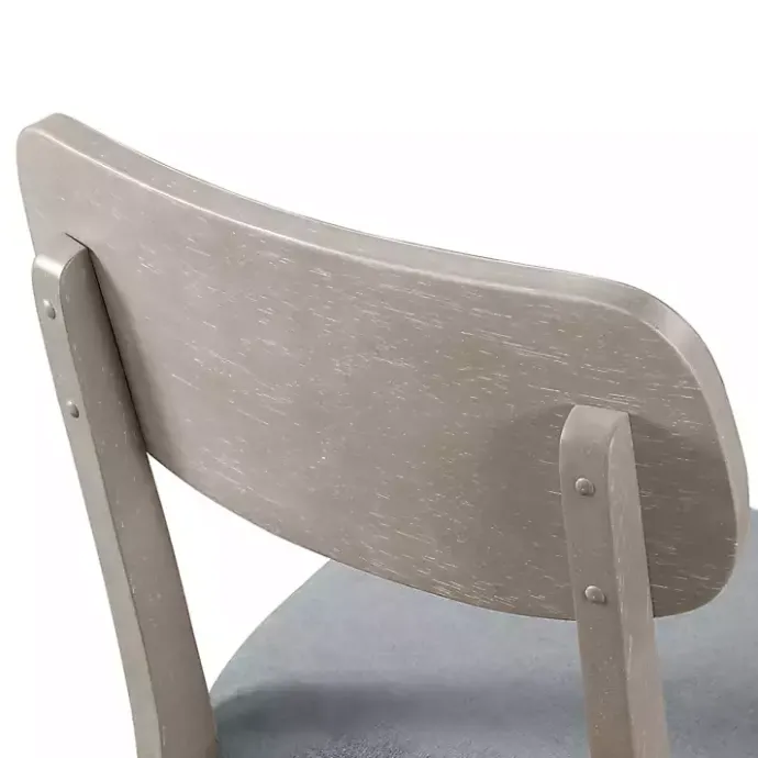 New Kirklands Home Upholstered Porter Dining Chairs, Set of 2 Gray