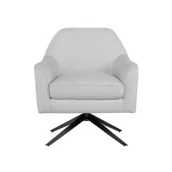 Hot Kirklands Home Velvet Swivel Accent Chair Gray