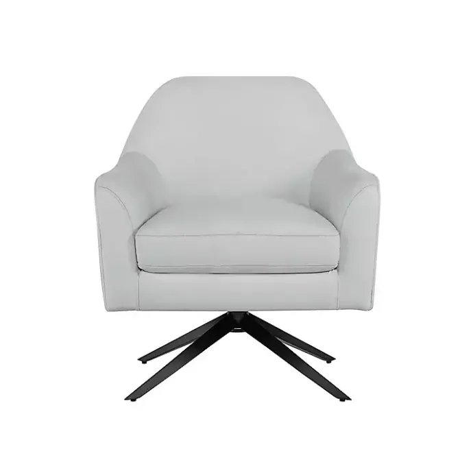 Hot Kirklands Home Velvet Swivel Accent Chair Gray