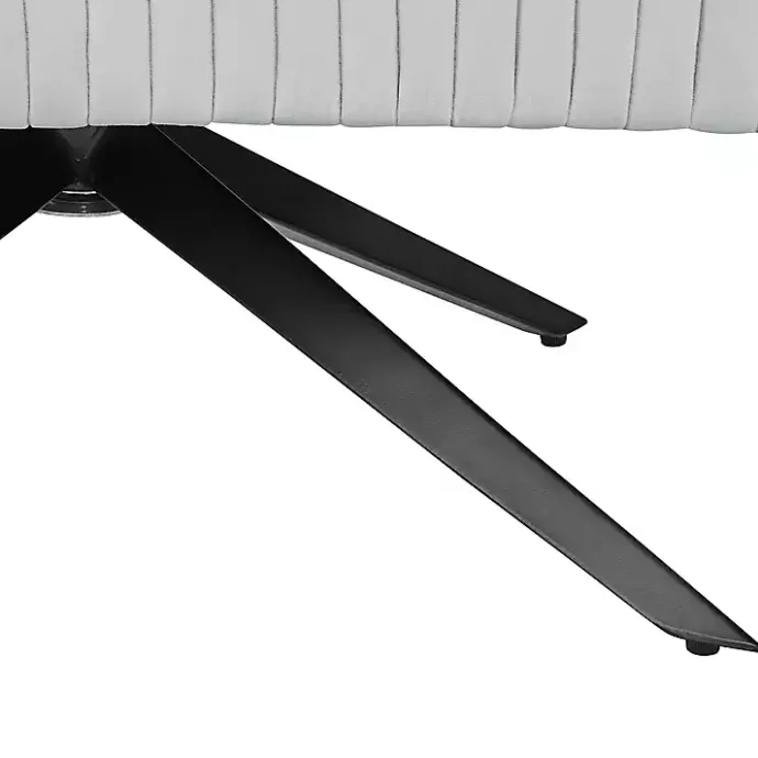 Hot Kirklands Home Velvet Swivel Accent Chair Gray