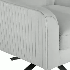 Hot Kirklands Home Velvet Swivel Accent Chair Gray