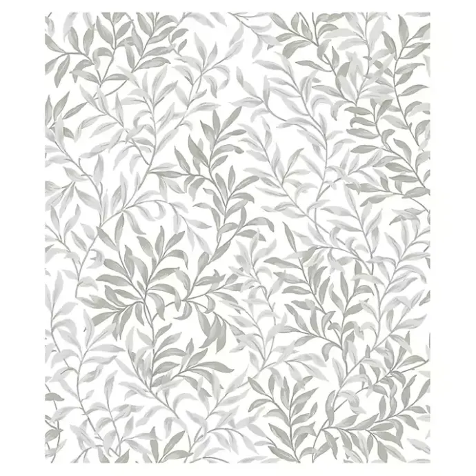 Outlet Kirklands Home Vines Peel & Stick Wallpaper Gray