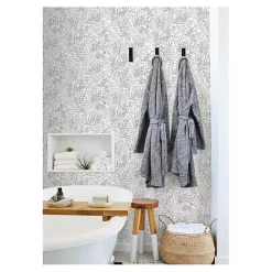 Outlet Kirklands Home Vines Peel & Stick Wallpaper Gray