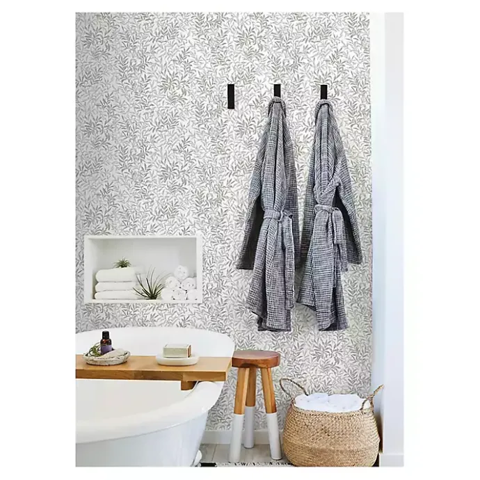 Outlet Kirklands Home Vines Peel & Stick Wallpaper Gray