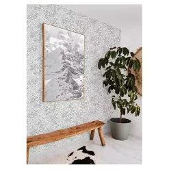 Outlet Kirklands Home Vines Peel & Stick Wallpaper Gray