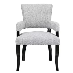 Sale Kirklands Home Warms Nailhead Trim Dining Chair Gray
