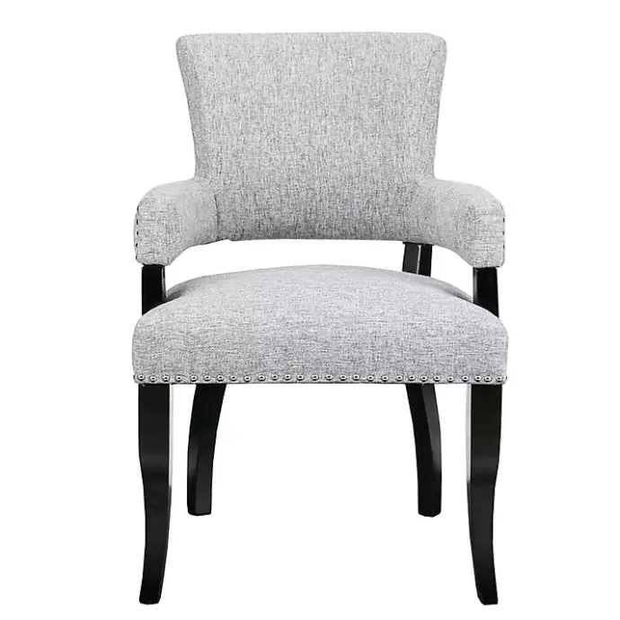 Sale Kirklands Home Warms Nailhead Trim Dining Chair Gray