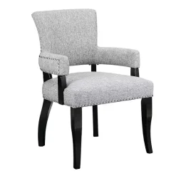 Sale Kirklands Home Warms Nailhead Trim Dining Chair Gray