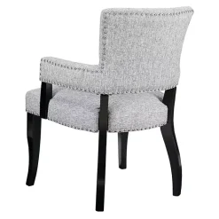 Sale Kirklands Home Warms Nailhead Trim Dining Chair Gray