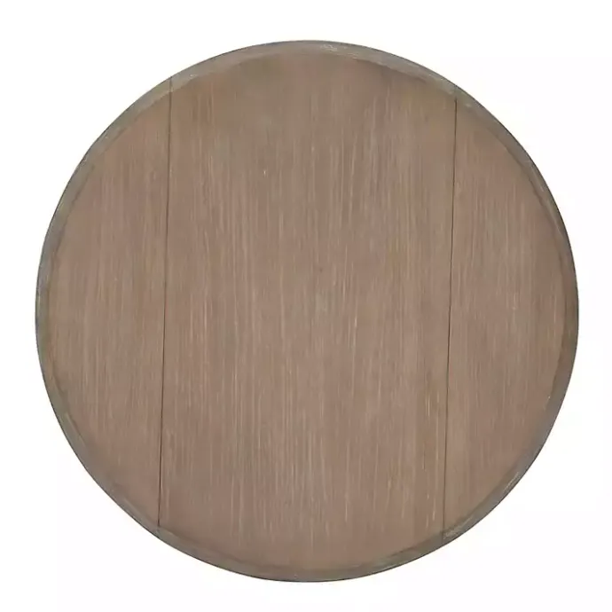 Kirklands Home Gray Wash Drop Leaf Dining Table