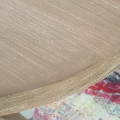 Kirklands Home Gray Wash Drop Leaf Dining Table