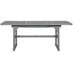 Discount Kirklands Home Wash Extendable Outdoor Dining Table Gray