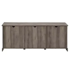 Best Kirklands Home Wash Sliding Barn Door TV Stand Gray