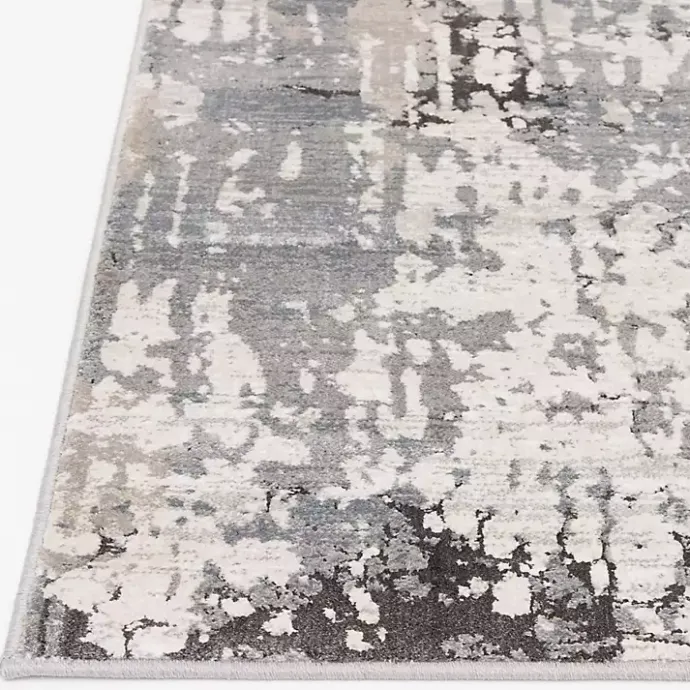Sale Kirklands Home Waters Abstract Area Rug, 5x7 Gray