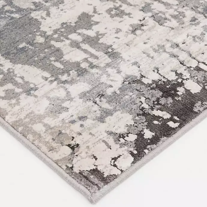 Sale Kirklands Home Waters Abstract Area Rug, 5x7 Gray