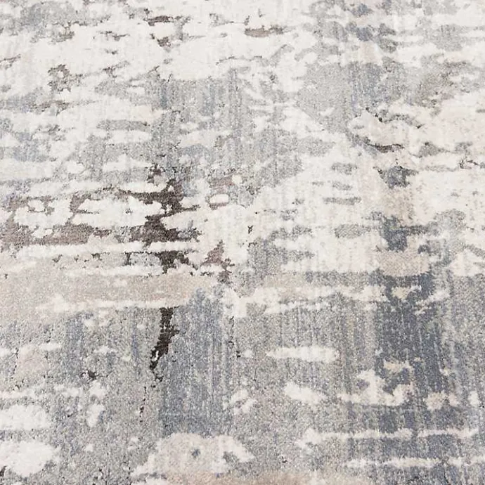 Sale Kirklands Home Waters Abstract Area Rug, 5x7 Gray