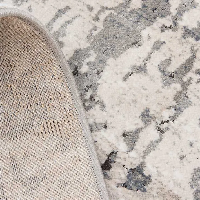 Sale Kirklands Home Waters Abstract Area Rug, 5x7 Gray