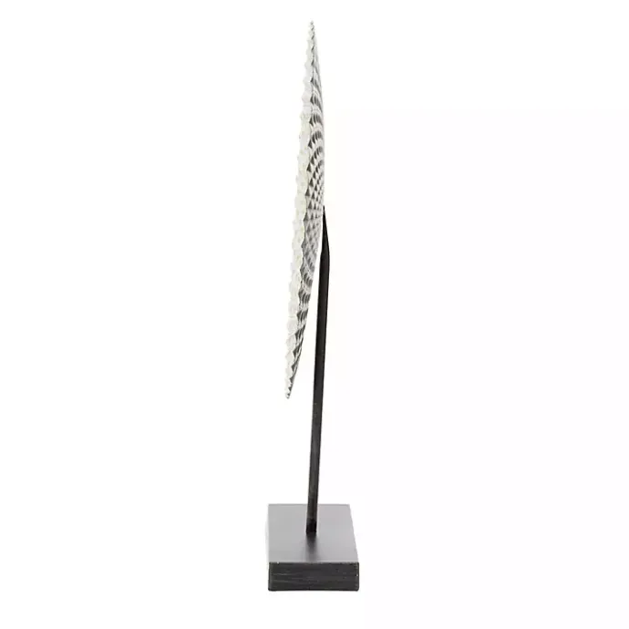 Best Kirklands Home White Gold Carved Mandala Metal Sculpture Gray