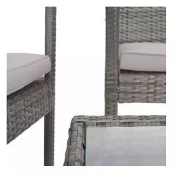 Sale Kirklands Home Wicker Frame 4-pc. Outdoor Living Set Gray