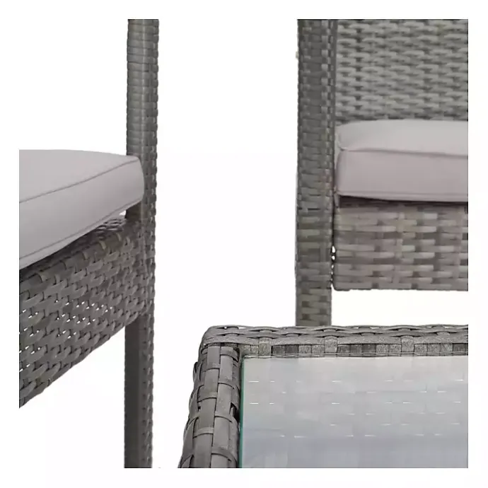 Sale Kirklands Home Wicker Frame 4-pc. Outdoor Living Set Gray