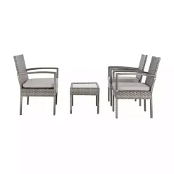 Sale Kirklands Home Wicker Frame 4-pc. Outdoor Living Set Gray